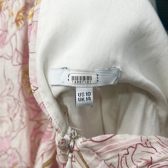 Revolve Sau Lee Posey Dress Womens 10 Floral Romantic Coquette Cottagecore - Picture 6 of 7